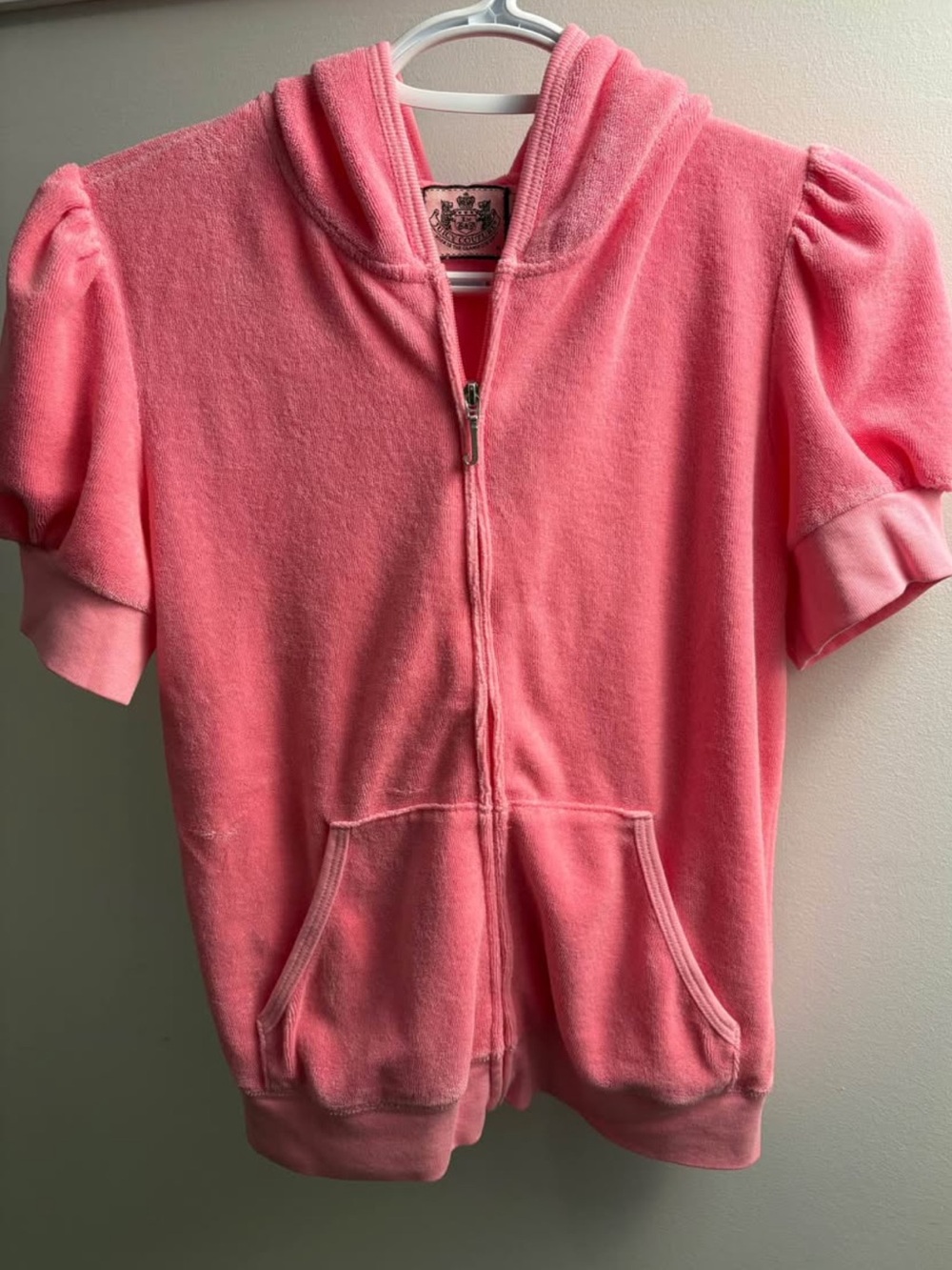 Juicy Couture Vintage Short-sleeve Terrycloth Top